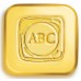 ABC ONE 1 OUNCE . GOLD BULLION . GENUINE . PURE GOLD